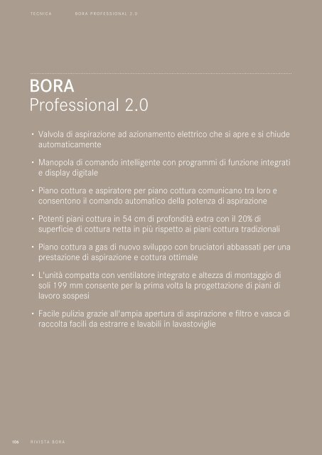 BORA Magazin – Italienisch