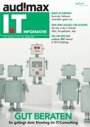 audimax IT 06/2017: Das Karrieremagazin für Informatiker