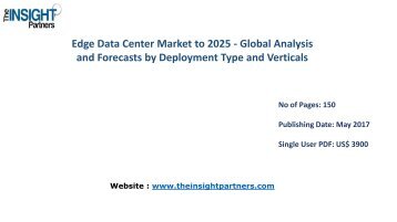 Edge Data Center Market Segmentation, Application, Technology & Market Analysis Research Report 2025 
