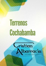 TERRENOS COCHABAMBA