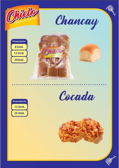 Catalago de Productos de Chielo