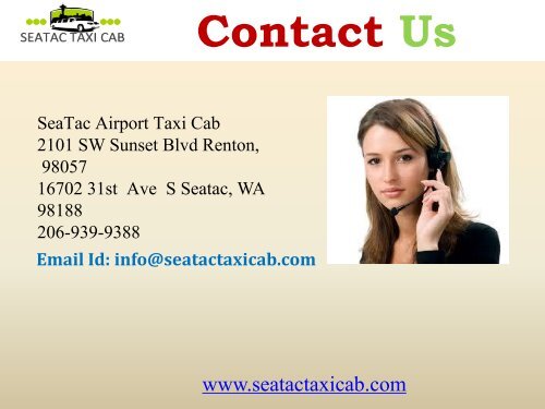 Taxi Service to Airport| SeaTac Taxi Cab