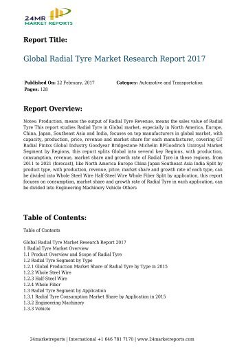 global-radial-tyre-market-research-report-2017D-24marketreports