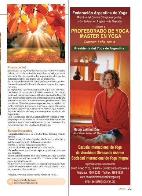 Revista YOGA + (Edición 68)