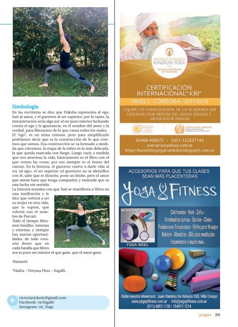 Revista YOGA + (Edición 68)