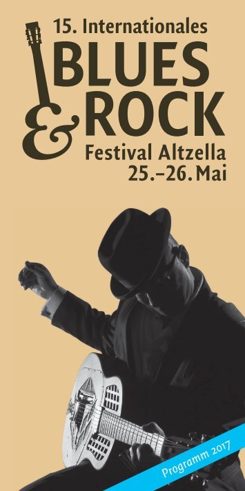 15. Internationales Blues & Rock Festival Programmheft