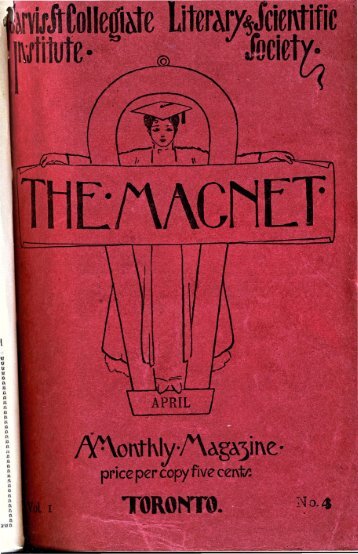 Jarvis Magnet - 1905 Volume 1 Number 4