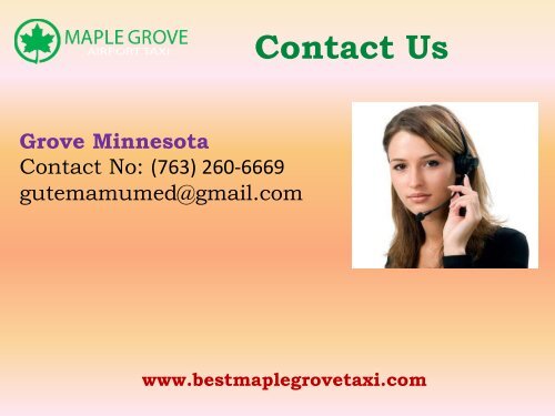 Airport Cab Service in Maple Grove| Maple Grove Taxi Service