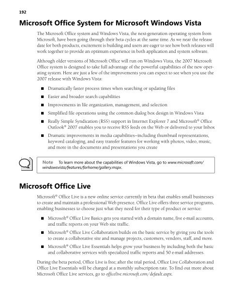 Microsoft Press First Look 2007 Microsoft Office System