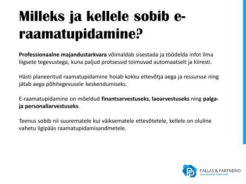 Mis on e-raamatupidamine