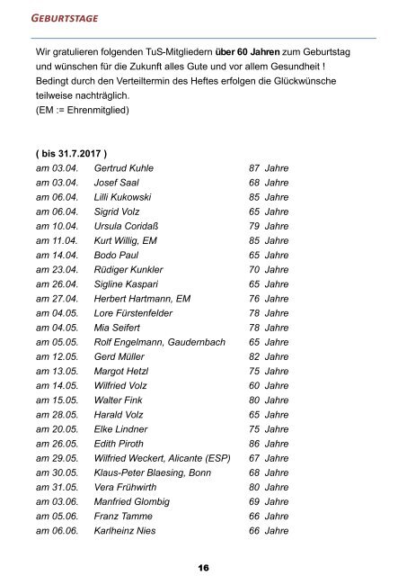 Tus Zeitschrift 1 - 2017