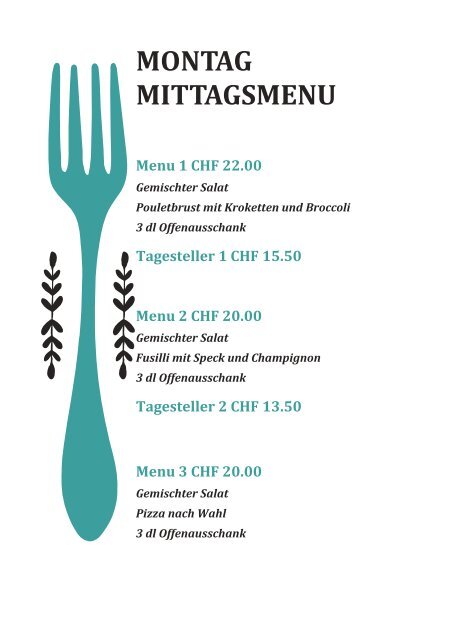 Tagesmenu