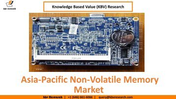 Asia-Pacific Non-Volatile Memory Market 