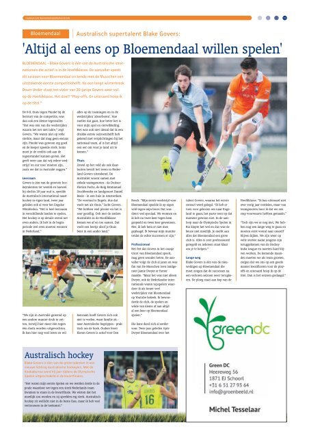 Hockeykrant Kennemerland voorjaar 2017