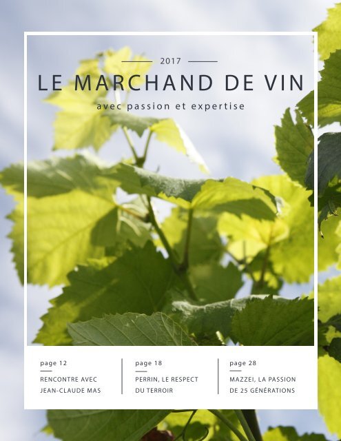 Magazine Le Marchand de Vin