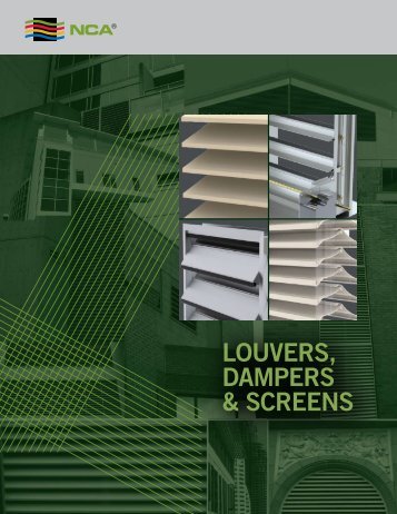 LOUVERS, DAMPERS & SCREENS