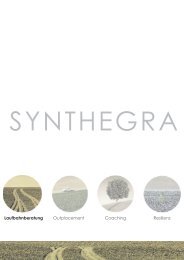 Synthegra-Flyer-Laufbahnberatung