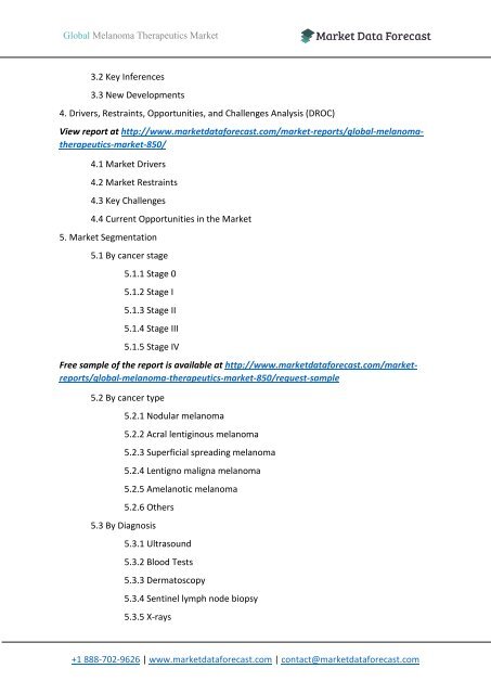 Global Melanoma Therapeutics Market