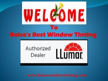 Best Window Tinting in Boise|Boise Window Tinting