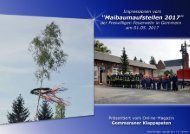 Impressionen vom -Maibaumaufstellen- der Freiwilligen Feuerwehr in Gommern 