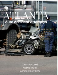 Auto Accident Attorneys Atlanta GA