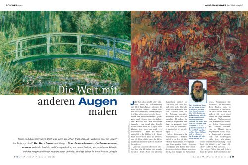 Die Welt mit anderen Augen malen - Max-Planck-Gesellschaft