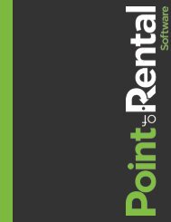 Point of Rental Software Brochure