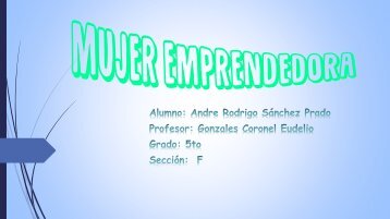 Mujer emprendedora