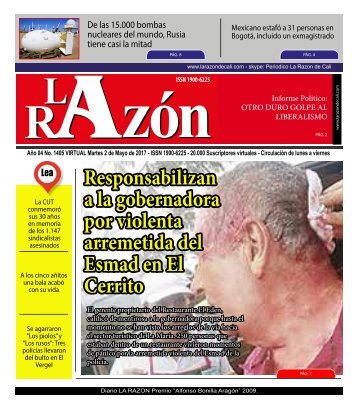 Diario La Razón martes 2 de mayo de 2017