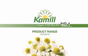 Kamill Product Range Australia