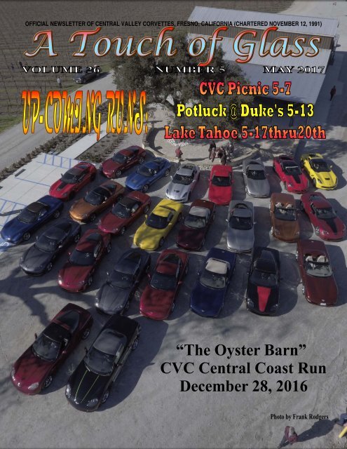 Central Valley Corvettes Magazine - May 2017