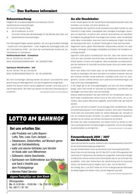 Mai 2017 - Büchenbacher Anzeiger