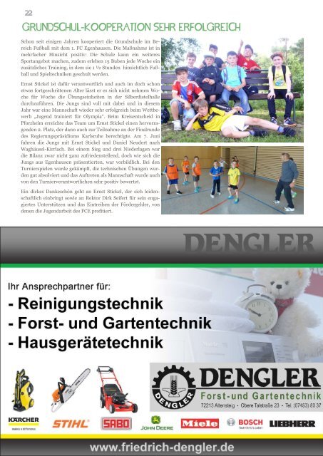 YELLOW | Vereinszeitung 1. FC Egenhausen Juni 2016