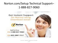 Norton.com/Setup – 888-827-9060 - Norton Setup