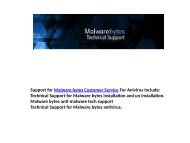 Fix Errors with Malwarebytes virus removal tool 1-800-644-5716