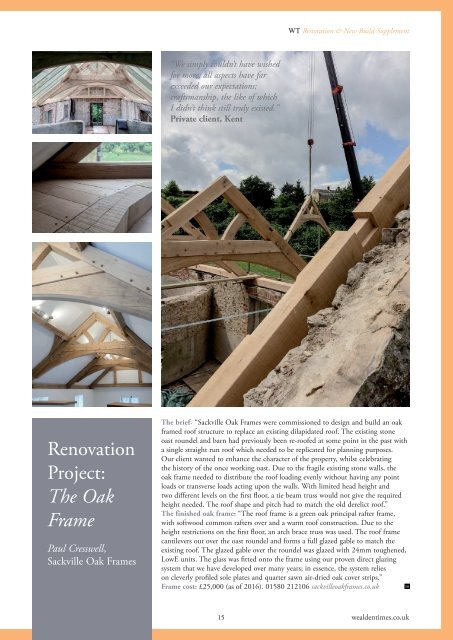 Surrey Homes | SH31 | May 2017 |Restoration & New Build supplement inside