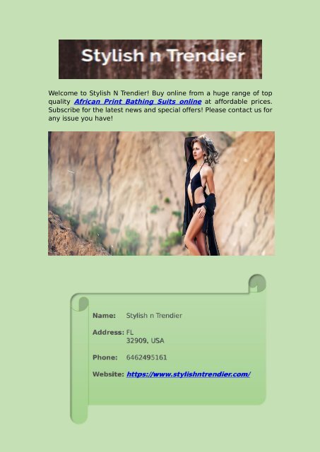 quality bathing suits online