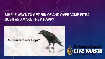 Simple ways to get rid of and overcome Pitra dosh and make them happy