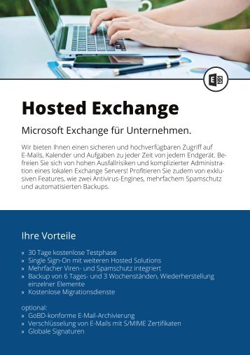 Produktflyer Exchange