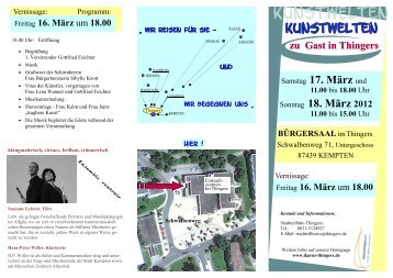 Samstag 17. März und Sonntag 18. März 2012 - ikarus.thingers eV