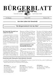 Ausgabe August 2009 - Gerwisch