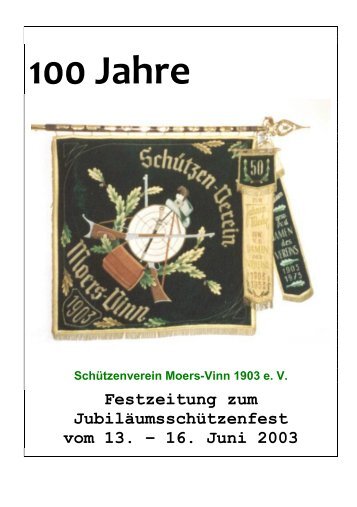 Festschrift "100 Jahre SV Vinn" 2003