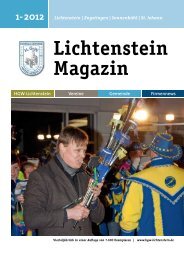 Lichtenstein Magazin - HGW Lichtenstein