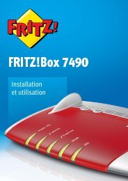 FRITZ!Box 7490. Installation et utilisation