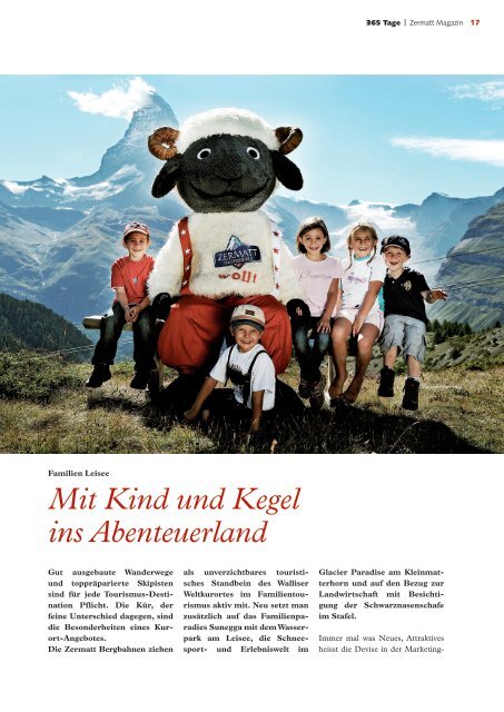 Zermatt Magazin 2015