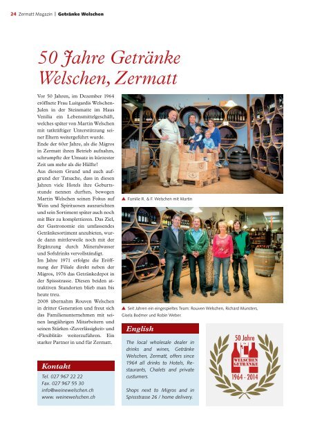 Zermatt Magazin 2015