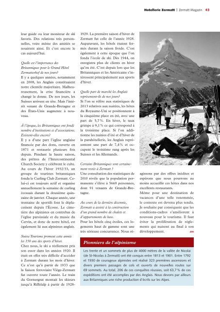 Zermatt Magazin 2015