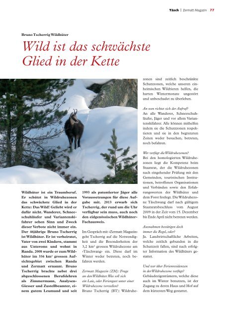 Zermatt Magazin 2015