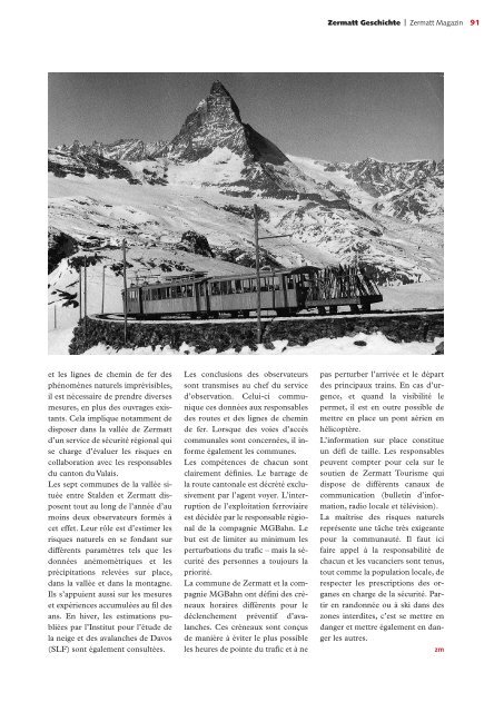 Zermatt Magazin 2015