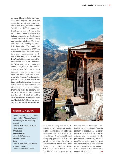 Zermatt Magazin 2016